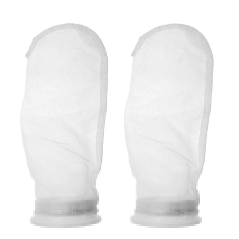 Honritone Nylon Mesh Filter Socks 4 Inch Ring 50/100 / 200/300 Micron - by 15 Inch Long â€“ Aquarium Filter Bags - 2 Pack (75 Micron - 4 x 15 Inch) - Image 1